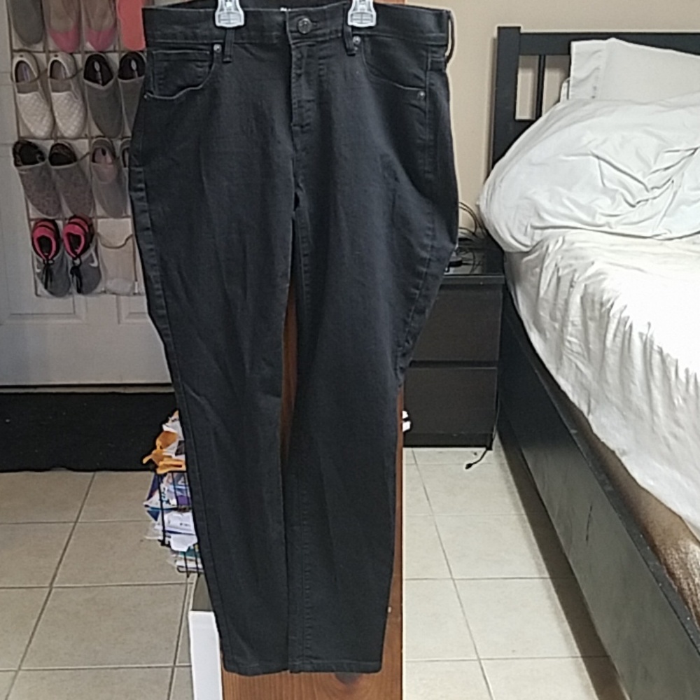 Black Old Navy Curvy Jeans 8 Short